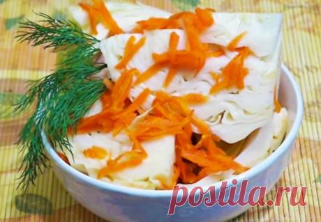 Вечером нарезала 2 кочана капусты. С утра готова замечательная закуска. »