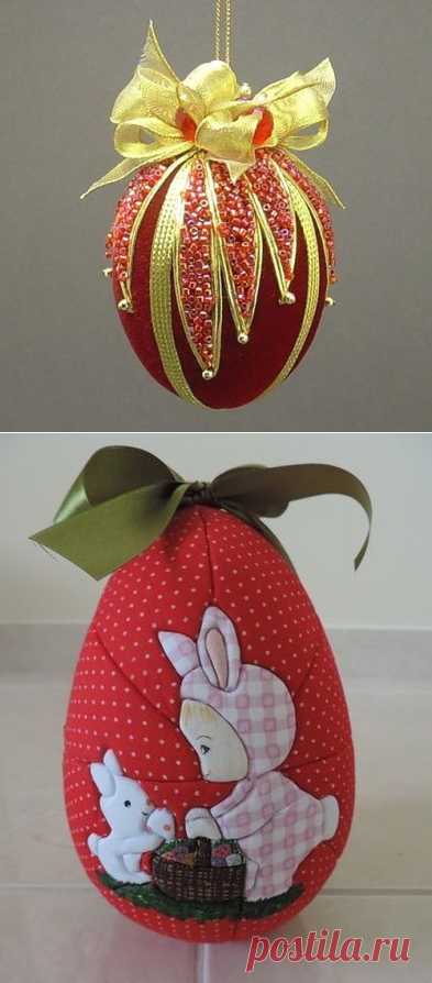 Безыгольный пэчворк яиц - Домашний hand-made