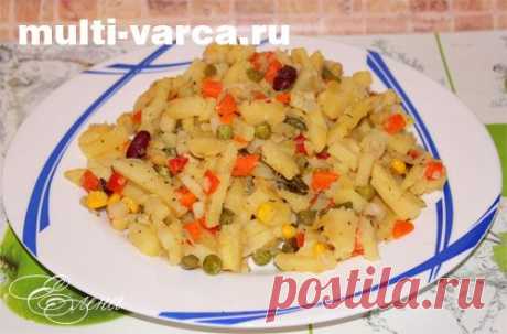 тушеная картошка с овощами в мультиварке