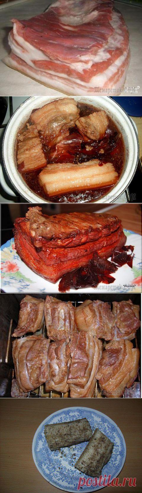 Сальцо в луковой шелухе. И ....худеем на свином сале. | Давай поговорим