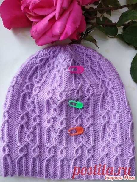 Женская шапочка "Горные тропинки" на конкурс - Хенд-Мейд | HANDMADE - Страна Мам