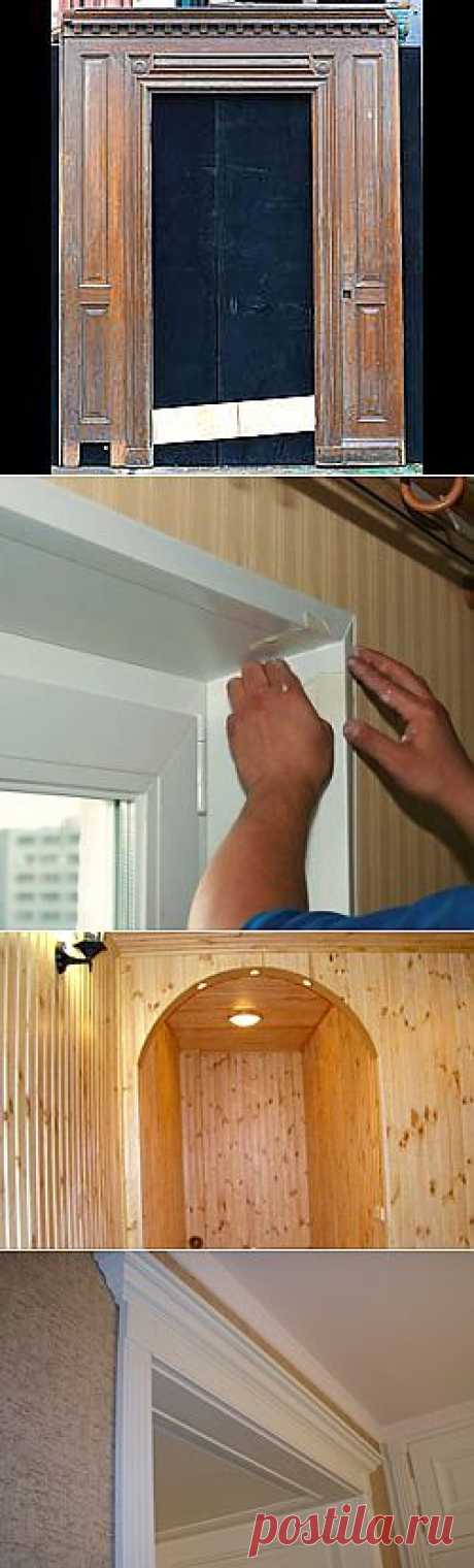 Как отделать дверной проем | Дачные дела