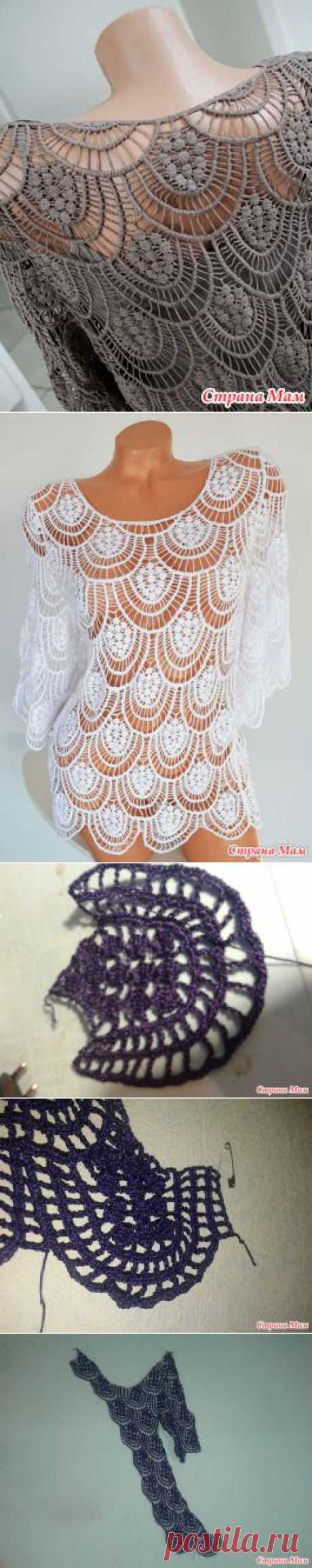 Irish crochet &amp;: Туника пляжная &quot;Невозможное возможно&quot;.