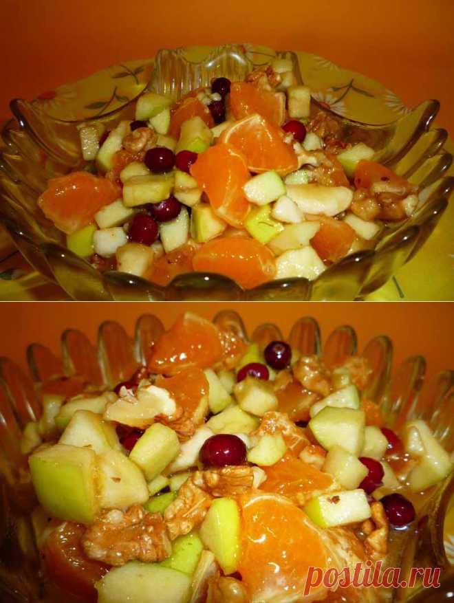 Быстрый десерт из фруктов с медом | Кухарята.ру