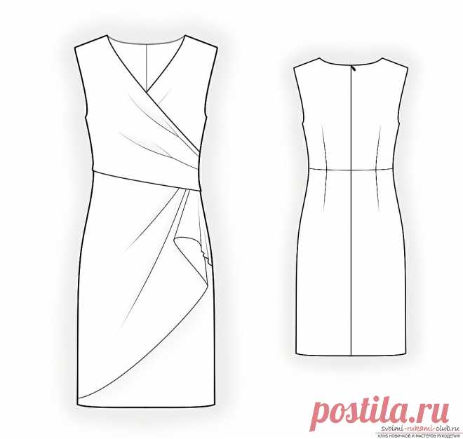 Научитесь правильно делать простые и сложные выкройки шикарных платьев для полных.