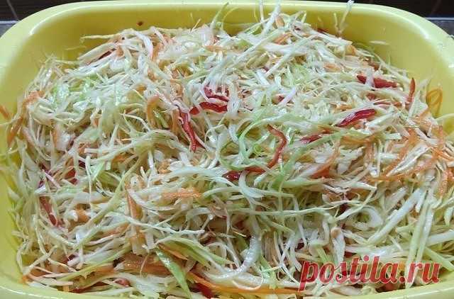 НАИВКУСНЕЙШАЯ КАПУСТКА…ВСЕ КТО УГОЩАЛСЯ ПРОСЯТ РЕЦЕПТ. — Сад Заготовка