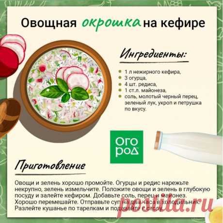 Рецепты окрошки