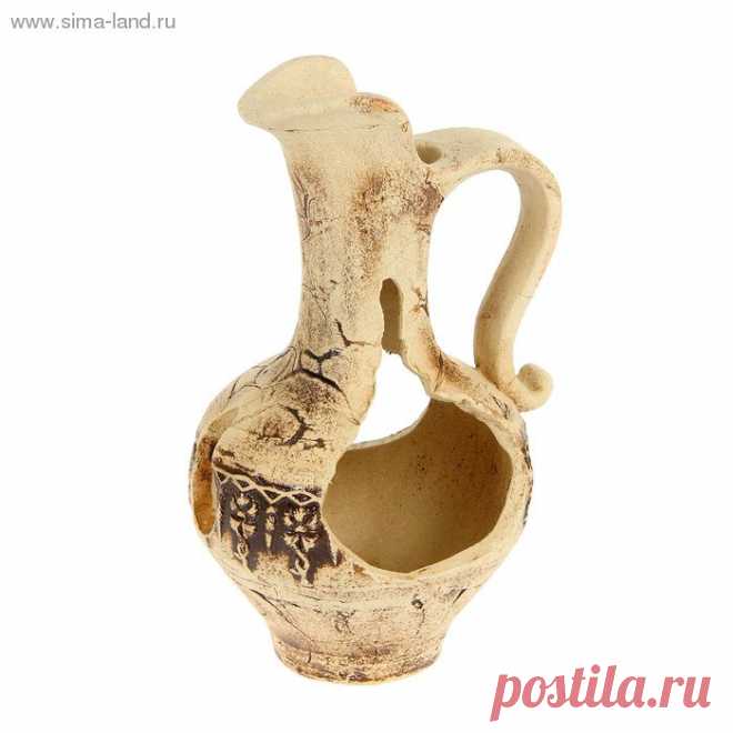 Садовая фигура ''Дофин амфора'' шамот (1123928) - Купить по цене от 748,80 руб. | Интернет магазин SIMA-LAND.RU