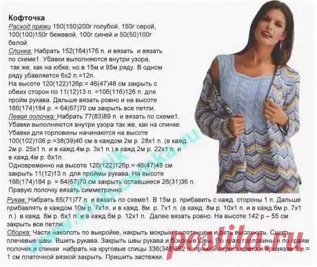 кофточка узором волны спицами схема с описанием: 11 тыс изображений найдено в Яндекс.Картинках