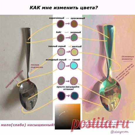 Замена цвета в иллюстрации.