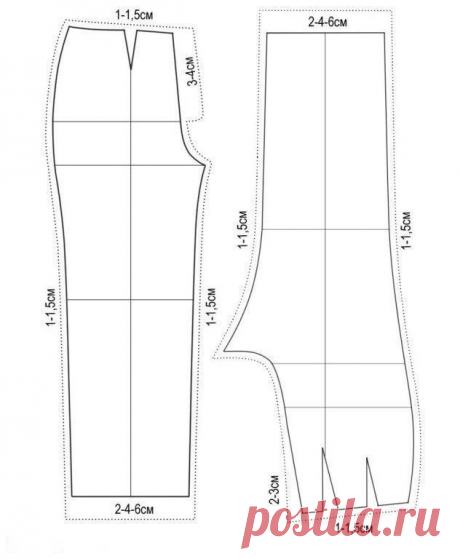 ​Инструкция по пошиву брюк — DIYIdeas