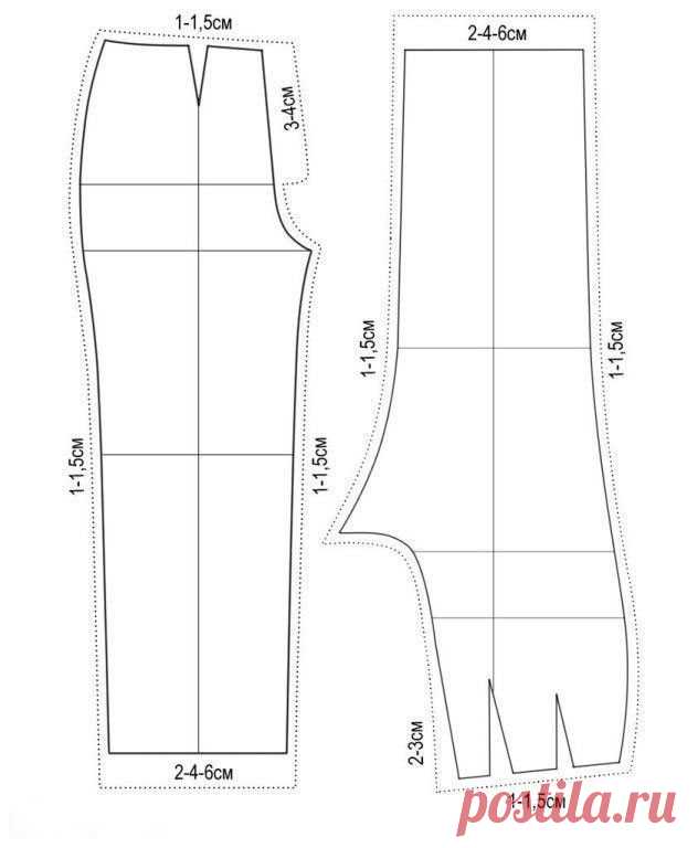 ​Инструкция по пошиву брюк — DIYIdeas