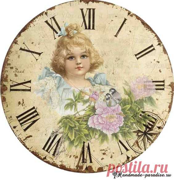 Циферблаты часов. 50 шаблонов для распечатки