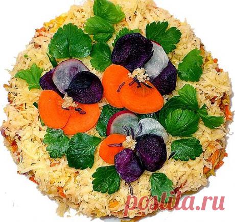 УКРАШЕНИЕ БЛЮД-03. УКРАШЕНИЕ САЛАТОВ и ВИНЕГРЕТОВ - пошаговые фото, рецепты