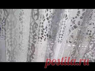 Вешаем тюль - штору без сверления стен и без гардины.