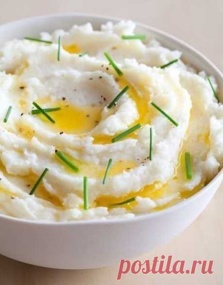 Вкусное картофельное пюре с творожком / Всё за еду!