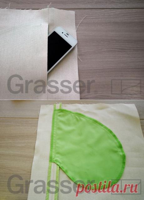 Шитье. Обработка кармана в шве с припусками вразутюжку