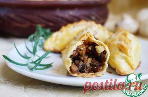 Кибинай с курицей и грибами – кулинарный рецепт