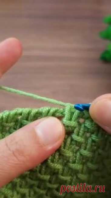 📌 Еще один красивый тунисский узор крючком 🧶В ваши копилки  ☝️ #вязание