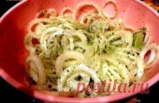 Лучшие кулинарные рецепты: Маринованный лук