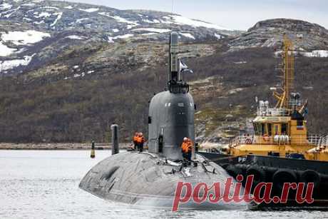 АПЛ «Архангельск» прибыла в пункт базирования на Северном флоте