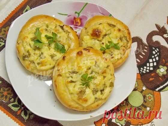 Солёные ватрушки с творогом и зеленью | Рецепты Юльетты