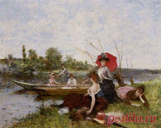 Francisco Miralles The Boating Party.