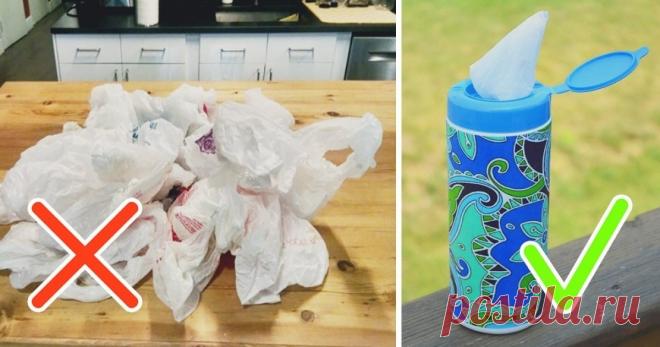 15 идей для тех, у кого есть пакет для хранения пакетов