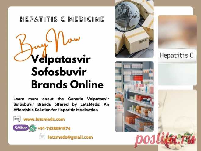 Learn more about the Generic Velpatasvir Sofosbuvir Brands that LetsMeds, a provider of hepatitis medication. LetsMeds is presently offering Generic Velpatasvir Sofosbuvir Tablet at a discount. To learn more about the price of Generic Velpatasvir Sofosbuvir Tablets from LetsMeds, call +91-7428091874 now.