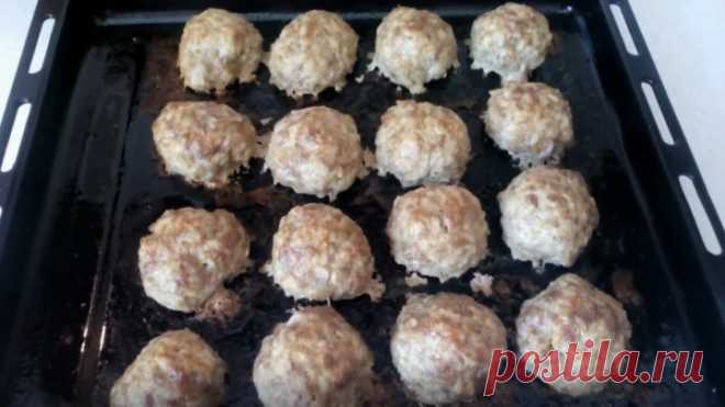 Тефтели мясные с рисом