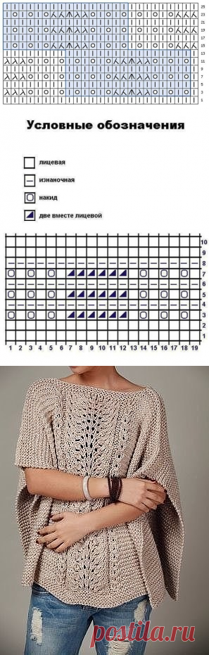 Шикарная накидка со схемой — Сделай сам, идеи для творчества - DIY Ideas