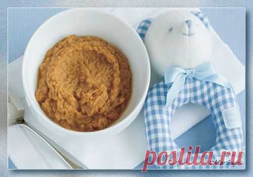 Пюре из мяса для ребенка (прикорм)