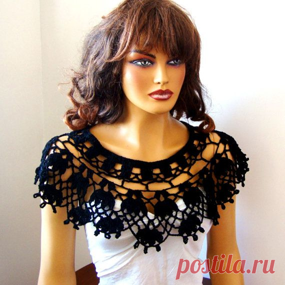 Воротник,кокетка,пелерина...вязаные.