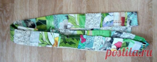 Лоскутный ремень из 