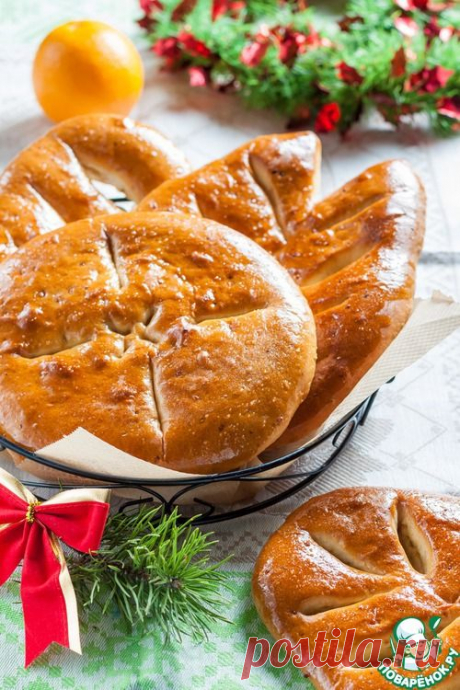 Рождественские оливковые пышки - кулинарный рецепт