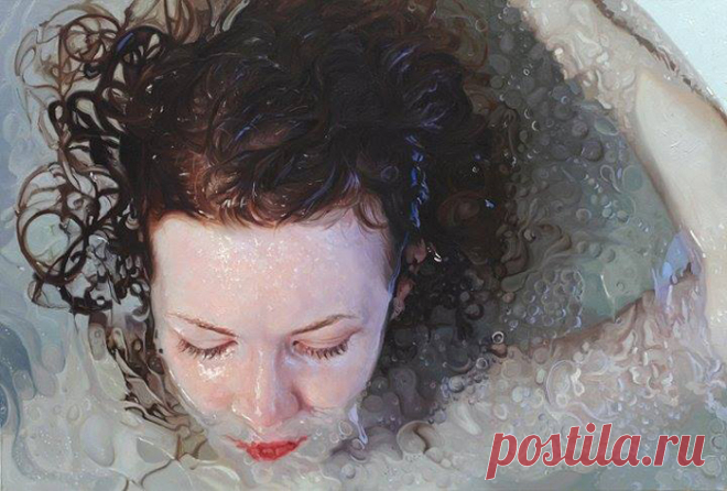 Соблазнительная вода: женские портреты, выглядящие реальнее фотографий