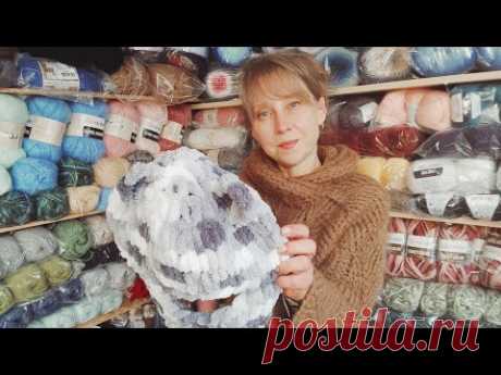 Или белка ,или кто ... Мой вариант балаклавы из Alize puffy .