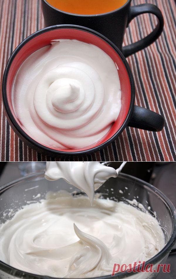 Швейцарская (итальянская) меренга — рецепт с пошаговыми фотографиями на Foodclub.ru