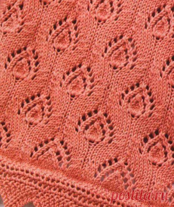 Узор спицами