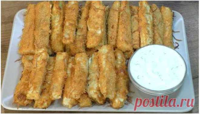 Хрустящие палочки из кабачков с сыром в духовке - простой и вкусный рецепт с пошаговыми фото