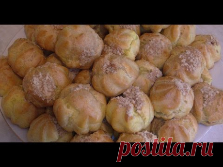 Профитроли,заварные пирожные. (Eclairs, custard cakes.)