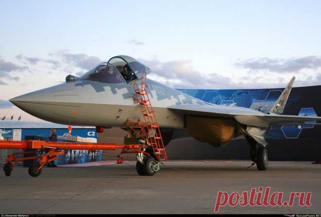 Фото: Россия впервые публично представила истребитель пятого поколения Су-57Э — Naked Science