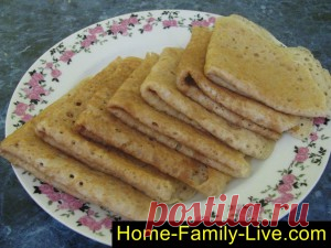 Блины из ржаной муки - пошаговый фоторецепт - ржаные блиныКулинарные рецепты