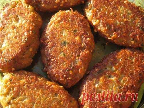 Котлеты из баклажанов и картофеля