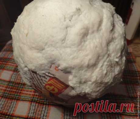 Создаем большой новогодний шар из папье-маше. Декор в технике декопатч - Ярмарка Мастеров - ручная работа, handmade