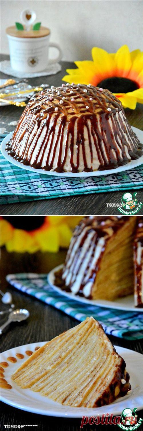 Блинный торт "Французский крепвиль"