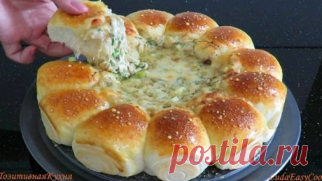 ☀БУЛОЧКИ РОЛЛЫ с СЫРНЫМ ДИП☀ соусом с грибами 💢 Dinner buns with cheese dipping sauce