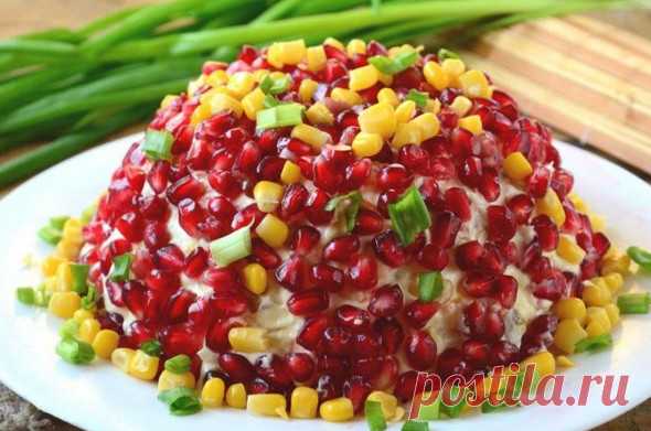 Шикарный салат к новогоднему столу 2018 — «Ричард» с гранатом...