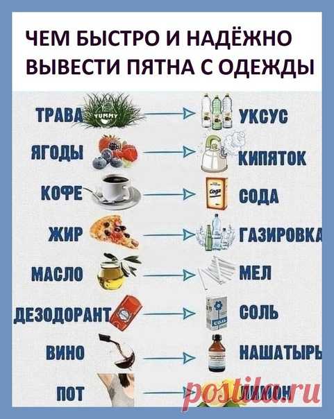 Все о дизайне интерьера А какими способами Вы избавляетесь от пятен на одежде