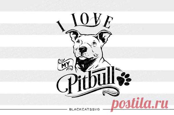 I love my Pitbull -  SVG file Cutting File Clipart in Svg, Eps, Dxf, Png for Cricut & Silhouette I love my Pitbull - SVG file This is not a vinyl, the file contains only digital files, and no material items will be shipped. The item includes a version for black / dark color This is a digital download of a word art vinyl decal cutting file, which can be imported to a number of paper crafting programs like Cricut Ex